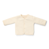 Beige omkeerbaar jasje met gansjes - Reversible cardigan little goose